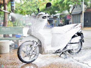 cách rửa xe tay ga